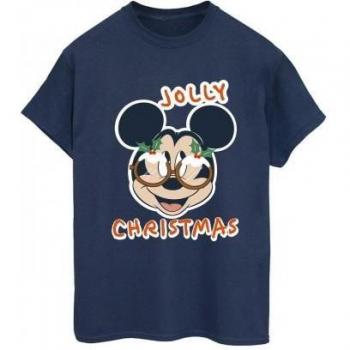 Camiseta de Mickey Mouse con Gafas Festivas para Dama