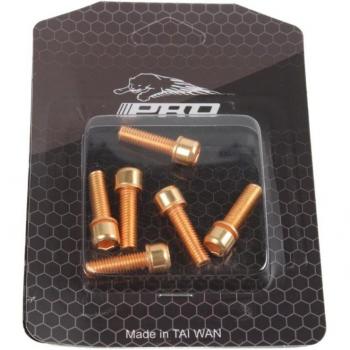 Vis cyclisme titane plaqué M5 * 18MM