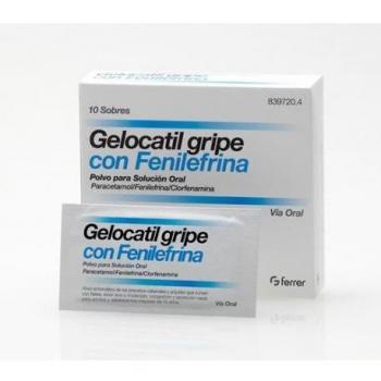 GELOCATIL GRIPE CON FENILEFRINA 10 SOBRES FERRER
