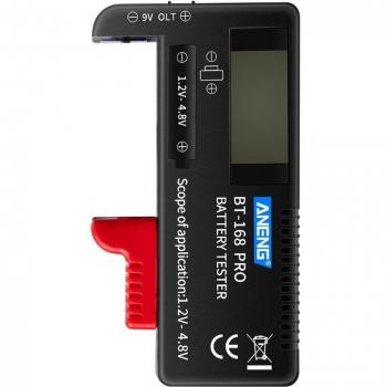 BT168 Batteriemessgerät – 9 V, 3,7 V, 1,5 V (AA/AAA/C/D/18650) H7ED