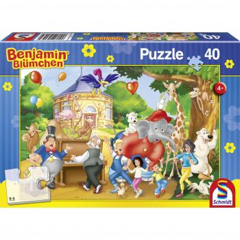 Puzzle Jigsaw Schmidt Benjamin Blumchen Zoo Fête pour enfant (40)
