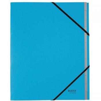 Divisor de Cartón Azul Leitz 39150035, 1 pieza, A4, 12 posiciones, 100% reciclado