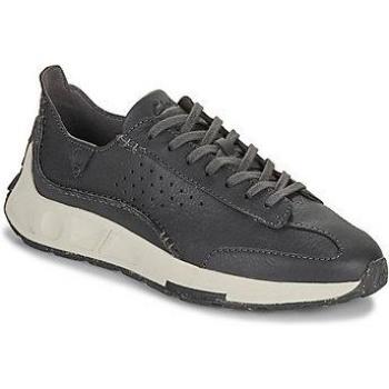 Clarks Craft Speed Baskets en cuir gris foncé
