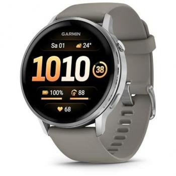 Garmin Venu 4 Grigio Argento 45 mm con display AMOLED