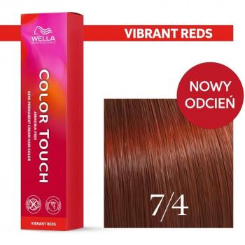 Professional Wella Color Touch Scarlet 7/4 – 60 ml