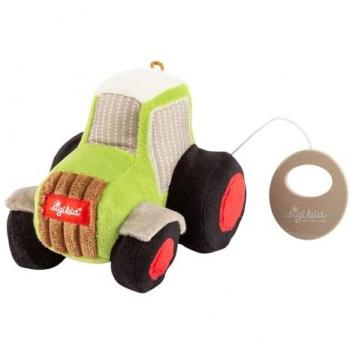 Baby-Traktor-Spieluhr „Old Mac Donald had a Farm“ (15 cm, Grün)