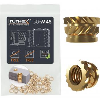 RUTHEX GE‑M4S04-1 QuickFit Insert Kit – 50pcs