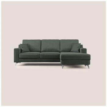 Divano Moderno Morbido Velluto T01 Verde