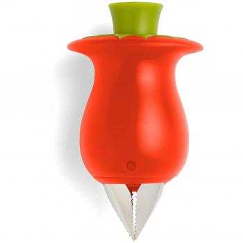 Chef'n Hullster Descorazonador Tomate, Polipropileno, Rojo