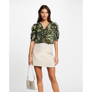Camisa V Morgan con Estampado
