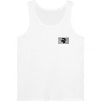Unisex 100% Cotton Corsican White Embroidered Crop – Slim Cut