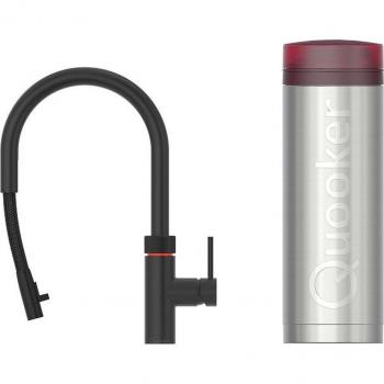 Quooker PRO3 Flex Zwart – Compacte Kookwaterkraan voor de keuken