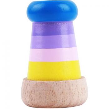 Prisma de madera con efecto ojo de abeja para niños