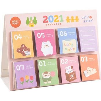 Daily Schedule Desk Calendar