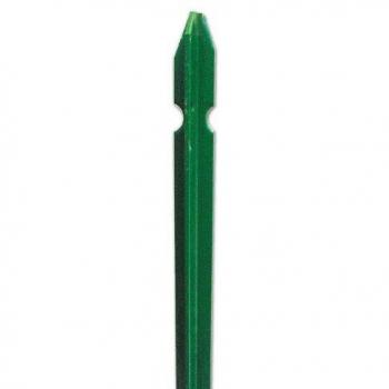 Acciaio Plasticato Verde Palo T 225 cm per Recinzioni