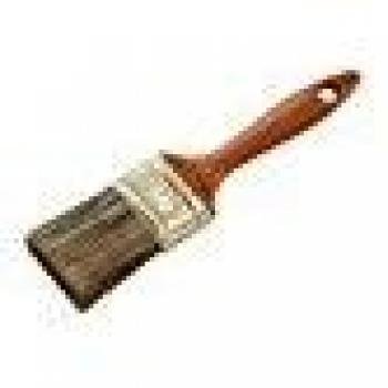 Pinceau plat spécial lasure SAVY – 50 mm – Marron – Manche en polypropylène (design ergonomique)