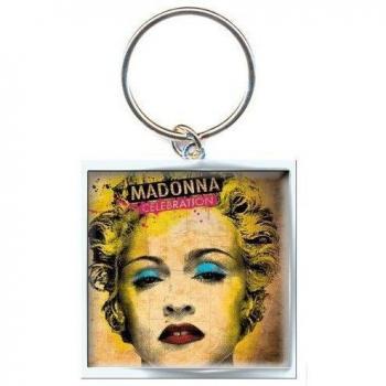 Madonna Celebration Keyring Photo Print Black One Size