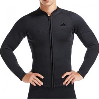 Combinaison de plongée 3 mm homme, design fendu, unisexe, fermeture éclair latérale, manches longues, haut et pantalon en un