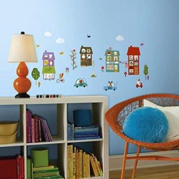 Room Mates Stickers Muraux VILLE 48x8x8 cm