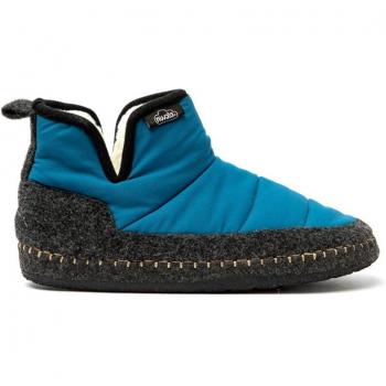 Pantofole Nuvola in New Wool Petrol Blue EU 44