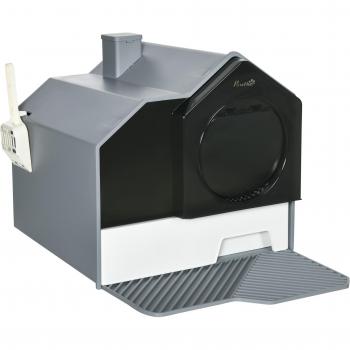 PawHut Maison de Toilette Chat Design