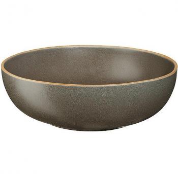 ASA SELECTION Salatschüssel SAISONS, Ø 29 cm, Grau, Handgefertigt, Steinzeug, (1-tlg), mit Reaktivglasur, Spülmaschinengeeignet