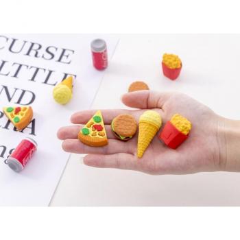 Creative Burger Cola Eraser Set for Kids