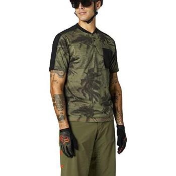 Drirelease™ Olive Green Short Sleeve Men’s Henley