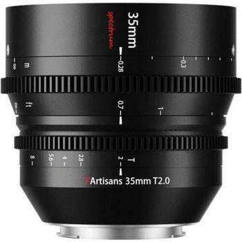 CineScope 35mm T2.0 di 7Artisans per Panasonic L