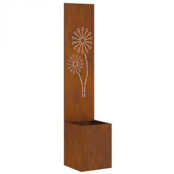 Maceta decorativa oxidada 32x140 cm
