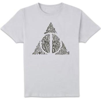 Harry Potter Hufflepuff Crest Tee Unisex Grey One Size Female
