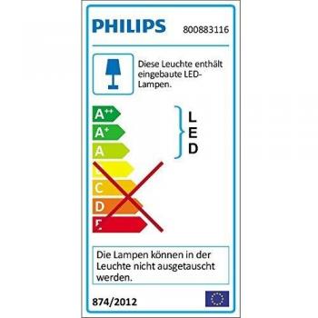 Einbaulicht Philips Smart Spots Rastaban Weiß – 800883116 – 1‑Flammen-LED