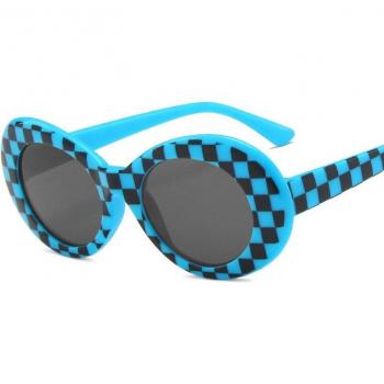 Stylish Steampunk Oval Sunglasses for Women