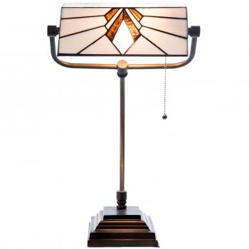 Tiffany Stil Schreibtischbeleuchtung 5LL-5900 – Lumilamp Buntglas