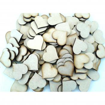 Corte Láser Corazones MDF