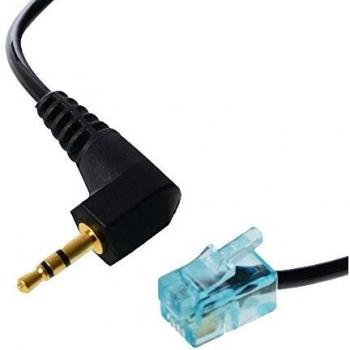Cavo 2,5 mm Plantronics a RJ9 per Polycom IP