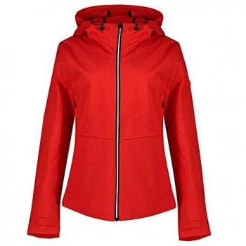 Superdry LS Essentials Chaqueta Trekker de Verano, Rojo, Talla XL