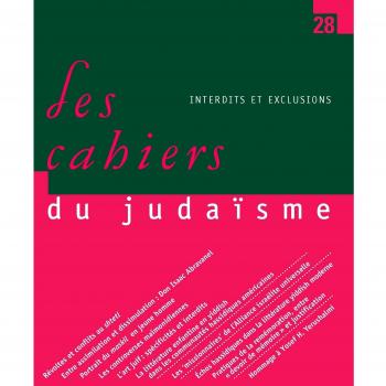 Les cahiers du judaisme 28
