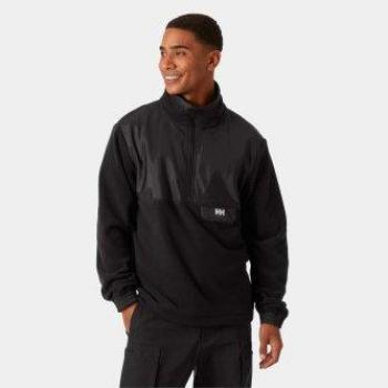 Pile Helly Hansen nero mezza cerniera