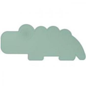 Done by Deer™ Set de table silicone vert crocodile