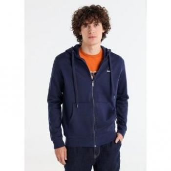 Ropa urbana de estilo relajado: sudadera de 3XL con logo bordado