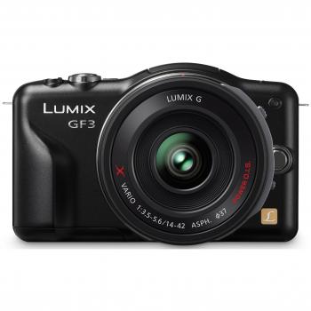 Panasonic Lumix DMC-GF3XEG-K Systemkamera mit 14-42mm Objektiv