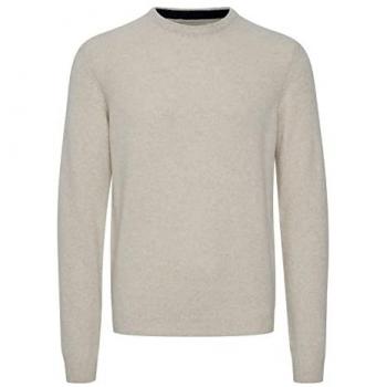 Pull col rond Casual Friday Karl beige