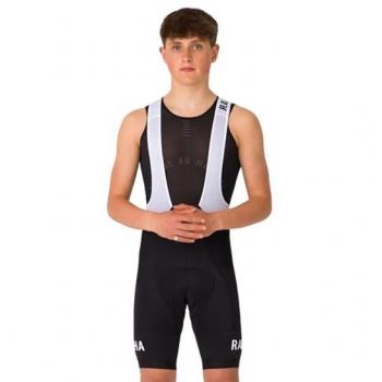 Rapha Men's Pro Team Cycling Bib Shorts Black and White