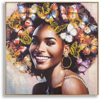 Pintura Lona con Estilo Feminino 82x4,5x82