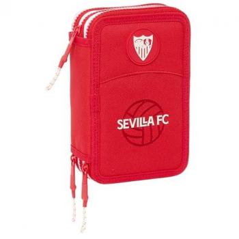 Estuche Triple Sevilla FC Rojo