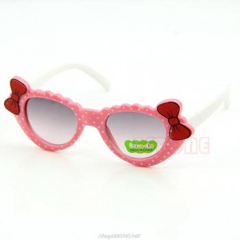 Trendy Kids Sunglasses with Bow Accent