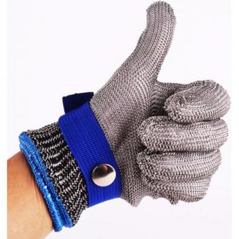 Single Protective Gloves with Stainless Steel Grade 5 Wire