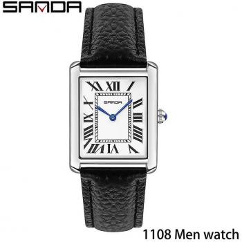 Sanda Reloj de Moda con Correa de Cuero