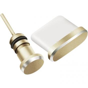 Accessoire anti‑poussière 2 pièces – Port de charge & prise d’écouteur USB